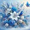 Birds Flower Diamond Art Kits for Beginner(WB13424-1)12 x 16 x 0.3 inches